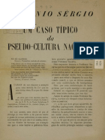 SÉRGIO, Antonio - Um caso típico de pseudo-cultura nacional.pdf