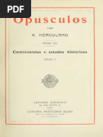 HERCULANO, Alexandre - Opusculos 03