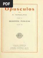 HERCULANO, Alexandre - Opusculos 10