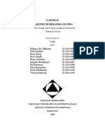 Laporan Praktikum Mekanika Fluida: Diajukan Sebagai Syarat Dalam Mengikuti Mata Kuliah Mekanika Fluida