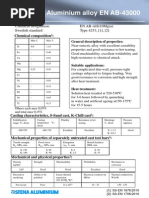 AC4B Aluminium Alloy Properties | PDF | Aluminium | Pascal (Unit)