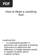 How to Read a Levelling Rod