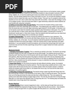 get to know you activities