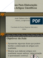 Elaboração de Projeto de Pesquisa