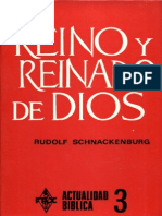 Rudolf Schnackenburg Reino y Reinado de Dios