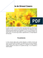 Como Hacer Aceite de Girasol Casero PDF