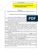 6 Curs 6 - Separatia Puterilor PDF