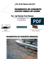 GVR-Diseño de Pavimentos de Concreto Reforzado Con Fibras de Acero-Macaferri-Arequipa-Junio Del 2012