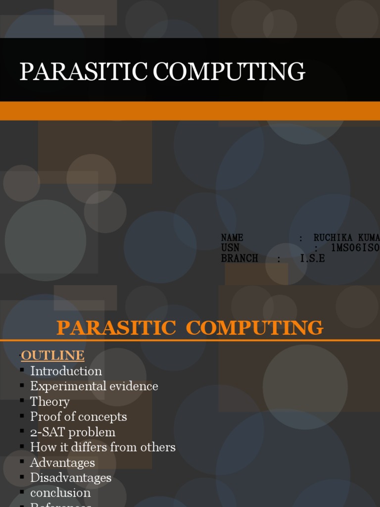 Parasitic Computing Explained | PDF | Transmission Control Protocol ...