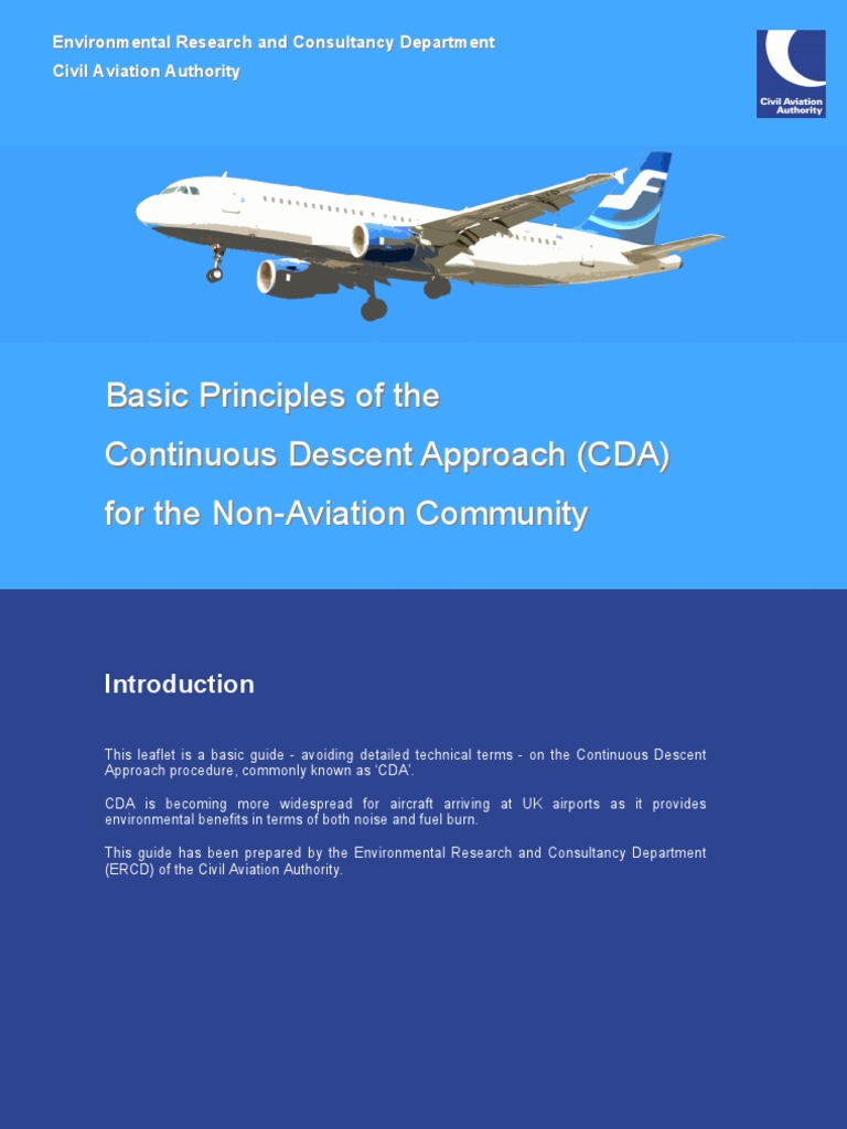 Basic Principles CDA | PDF | Airport | Air Traffic Control