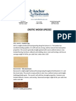 Exotic Wood Species Guide from Anchor Hardwoods
