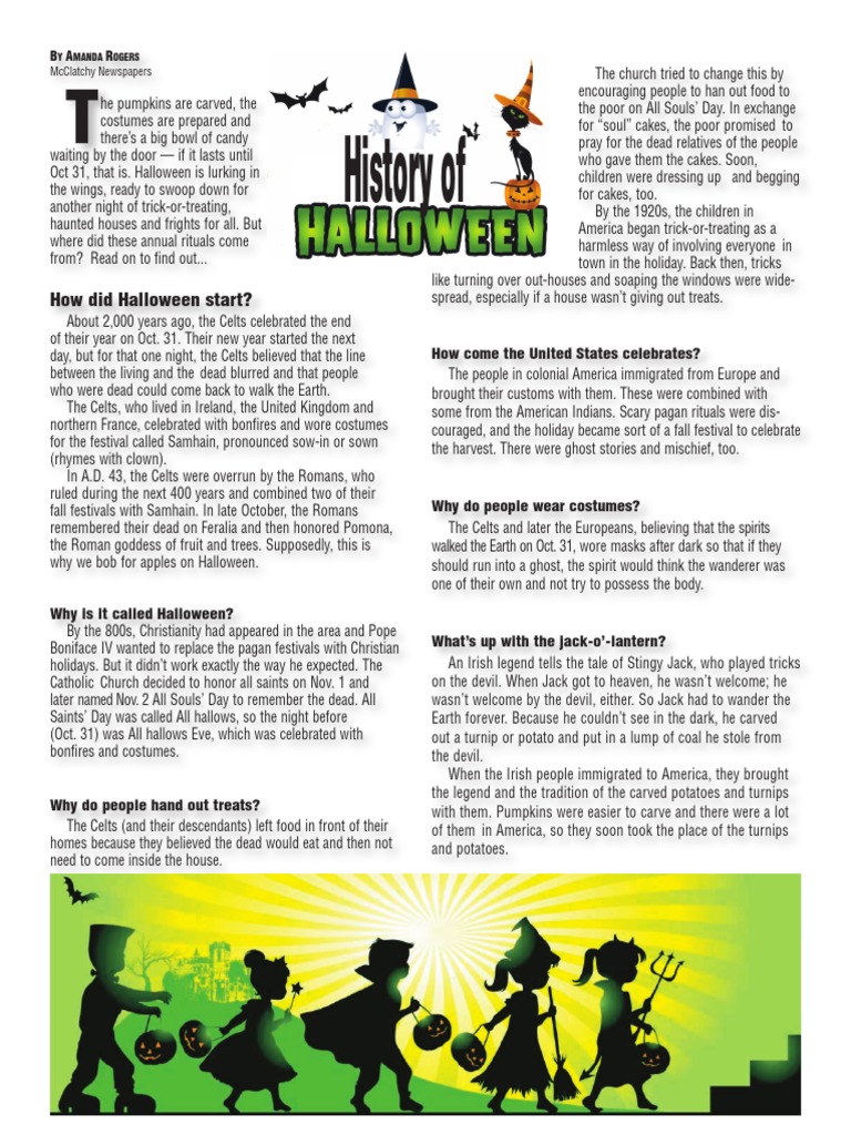 Halloween History | PDF | Halloween | Traditions