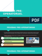 Pruebas Pre-Operatorias