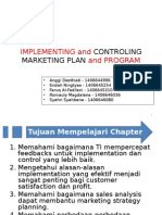 Implementing & Controling Marketing
