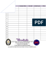 Form Daftar Hadir