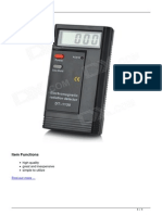 Baoer DT-1130 EMF Meter For Electromagnetic Radiation Detector