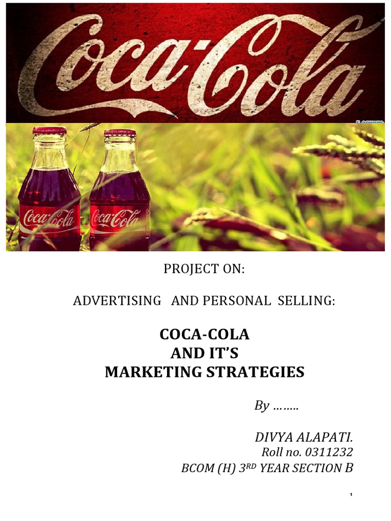 Marketing Startegies of Coca-Cola | PDF | Coca Cola | Pepsi