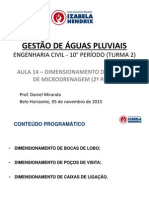 Gestao de Aguas Pluviais Civil Turma2 2015 2 AULA 14