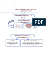 Psicologia Social - Objeto e História - FLUXOGRAMA