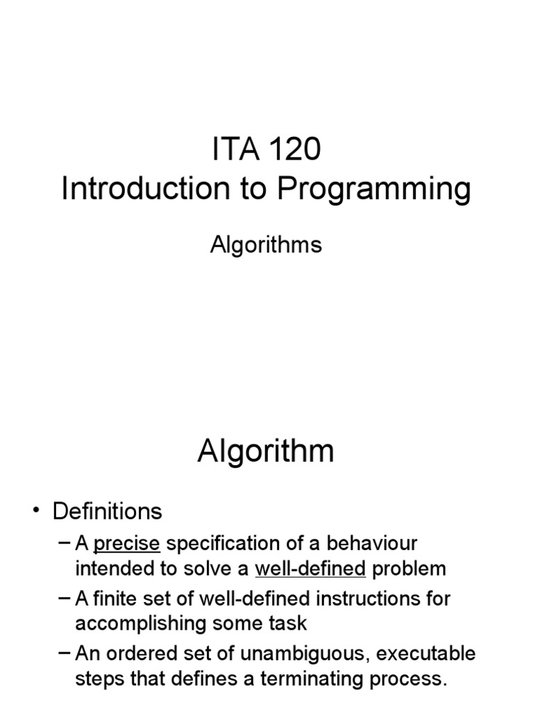 Understanding Algorithm Types | PDF | Teaching Methods & Materials