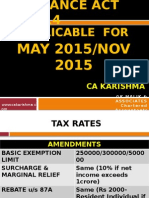 Amendments Direct Tax Nov 2015