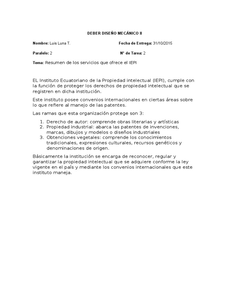 IEPI | PDF | Monopolio (economía) | Derecho Civil (Common Law)
