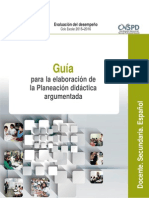 Guia Planeacion Didactica Argumentada Espanol