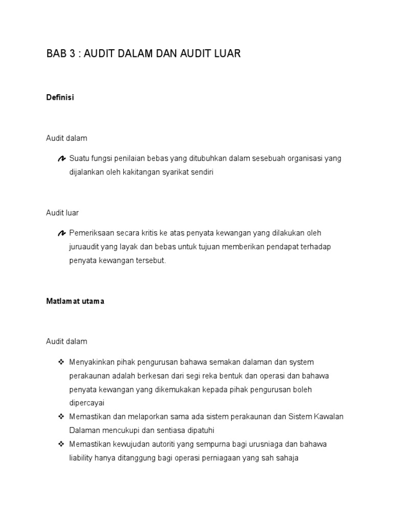 P4202 Bab 3 Audit Dalam Audit Luar