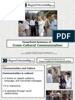 Cross Cultural Communication