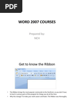 Word 2007 Courses