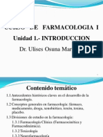 Unidad 1.- Introduccion (FarmacologÃ­a I)