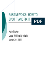 Passive Voice Workshop