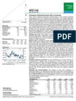 Acc LTD: 3QC15 Result Review Hold