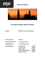 Download Perception about Islamic Banking Research Pakistan by chikoofaizan SN28845351 doc pdf