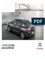 Citroen C-Elysee-GPL Lista de Preturi 01 2015