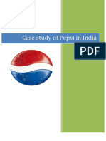 Case Study of Pepsi in India