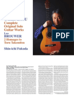 Japanese Guitar Masterpieces by Takemitsu and Brouwer