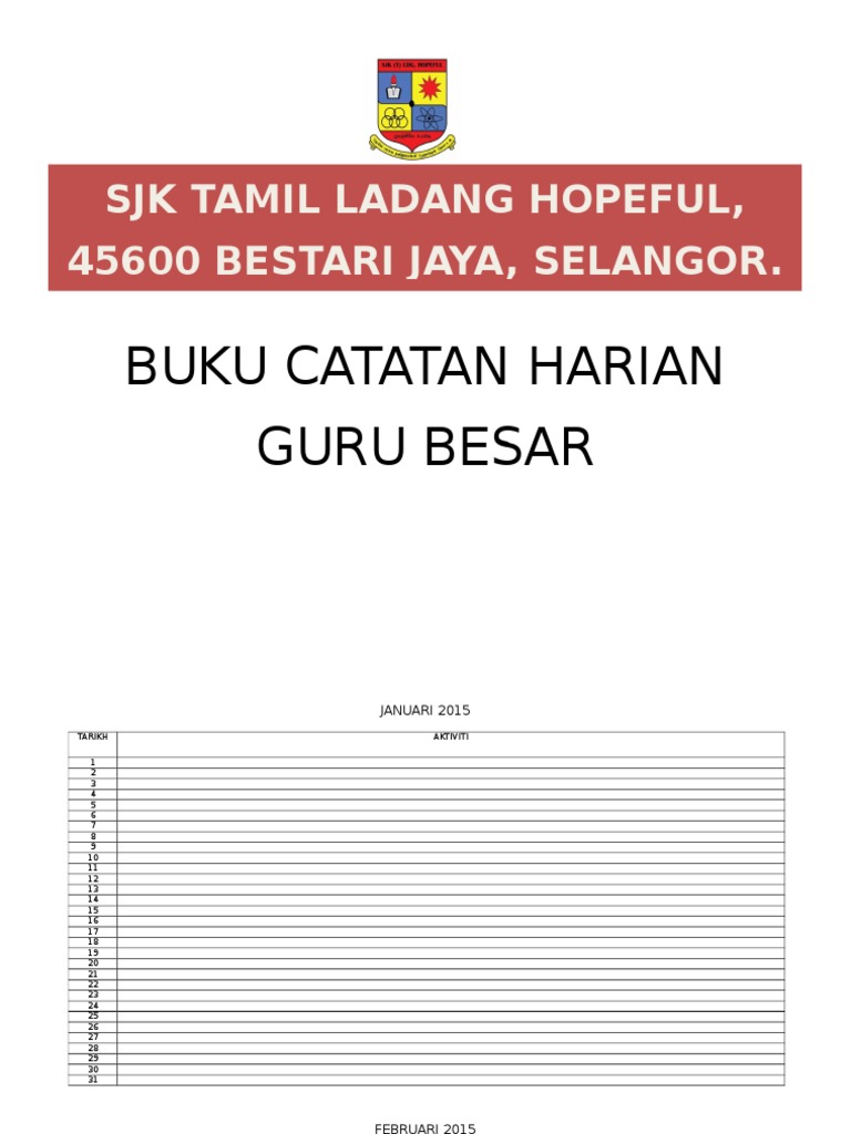 Buku Catatan Harian