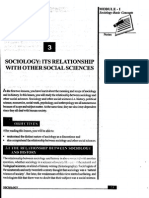 L-3 Sociology Its Relationship With Other Social Science