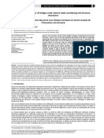 Etude Du Comportement Des Ponts Sous Charges Sismiques en Tenant Compte de L'interaction Sol-Structure