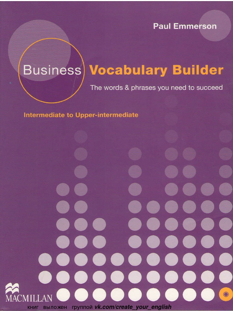 Business Vocabulary Builder Business Finance General