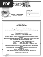 Contoh Surat Undangan Aqiqah