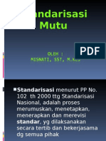 Standarisasi Mutu