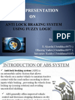 Intelligent Anti Lock Braking System Using Fuzzy Logic