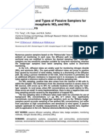 Development and Types of Passive Samplers For Monitoring Atmospheric NO and NH Concentrations