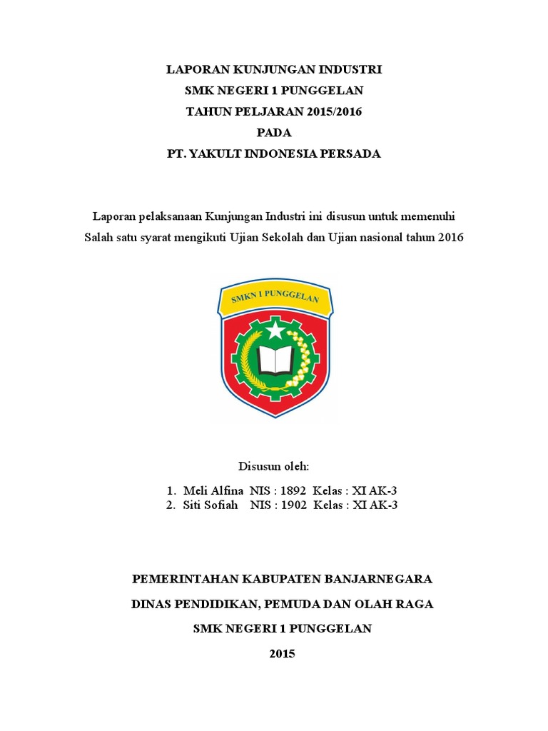 Contoh Laporan Industri