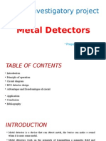 Physics Investigatory Project: Metal Detectors