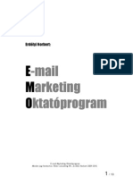 E-Mail Marketing Oktatóprogram