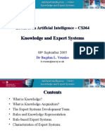 Knowledge and Expert Systems