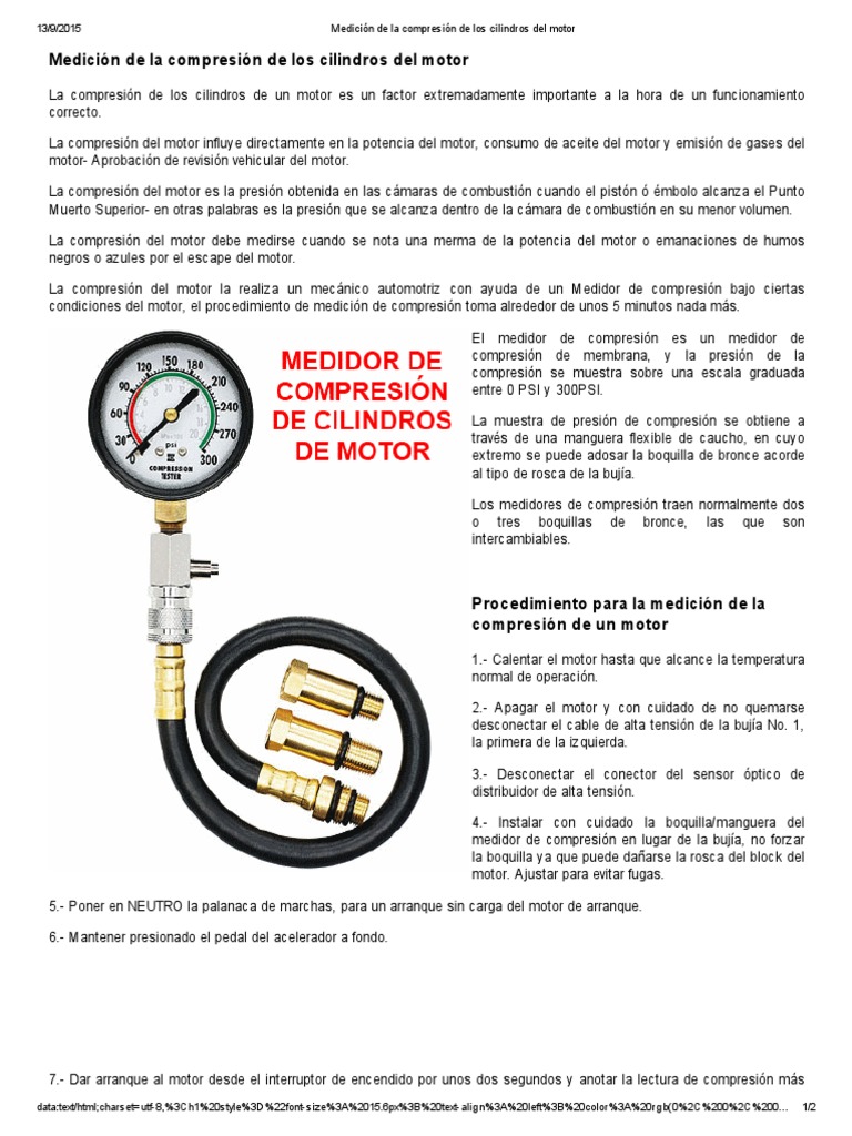 Medición de La Compresión de Los